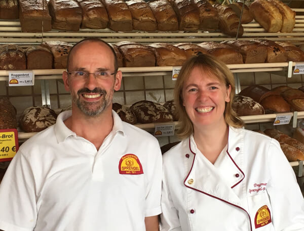 Volker und Dagmar von der Bäckerei Sprengel